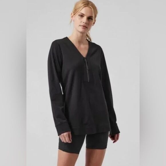 Athleta Eastbound Half Zip Sweatshirt size S/P - Picture 1 of 11